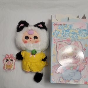 Cureplaneta Baby Three Kitten Wardrobe Blind Box Plushie Pendant Confirned